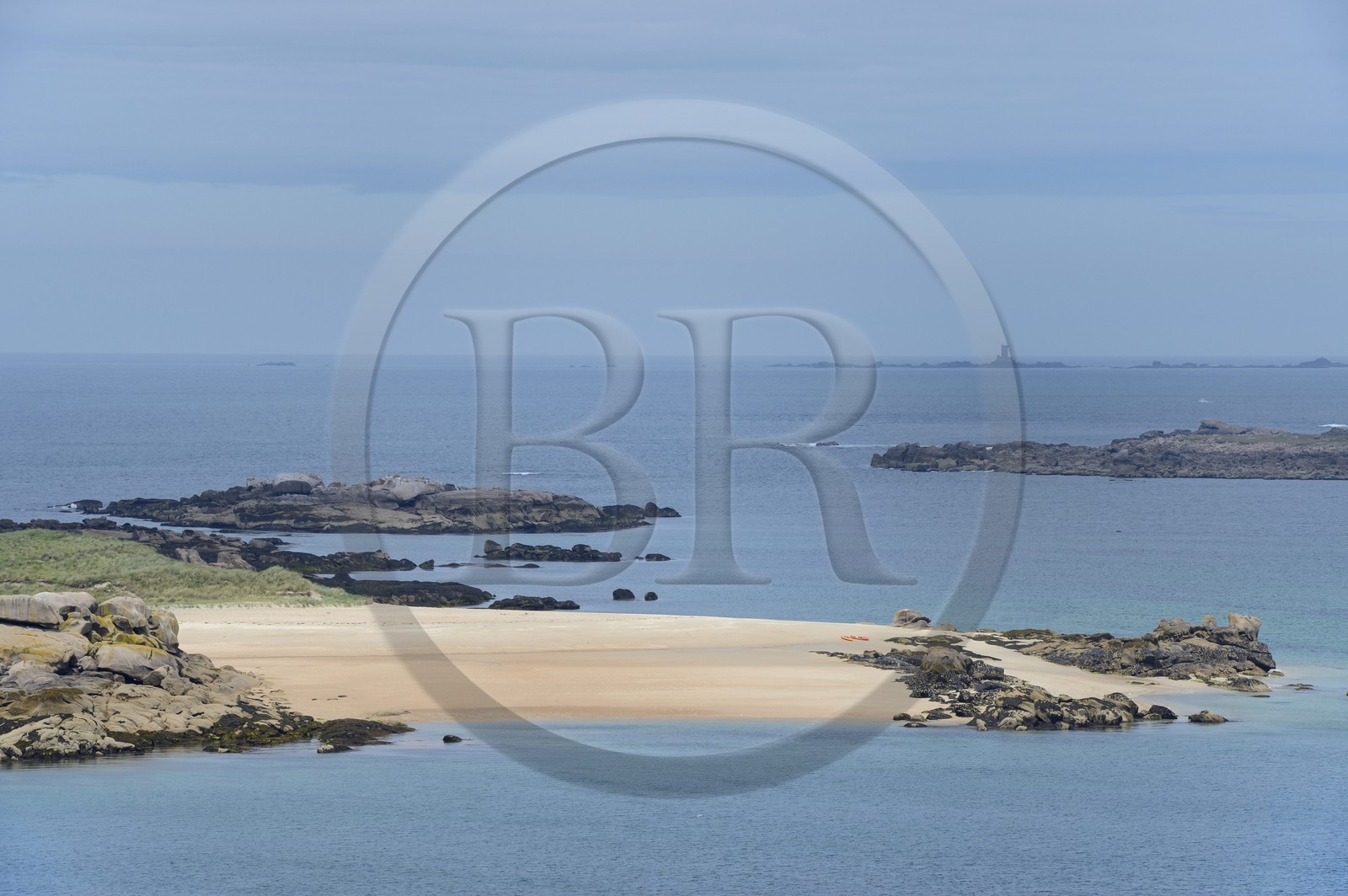 France, Côtes-d'Armor (22), Côte de Granit Rose, Trébeurden, île Molène