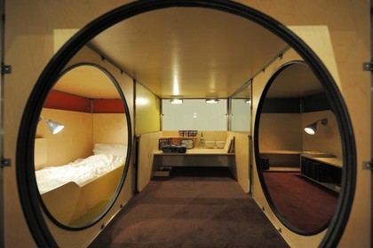 Suisse, Bâle, espace d'Art Schaulager des architectes Herzog et de Meuron, oeuvres de Andrea Zittel