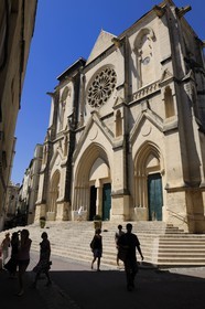 France, Hérault (34), Montpellier, centre historique, l'Ecusson, église Saint Roch