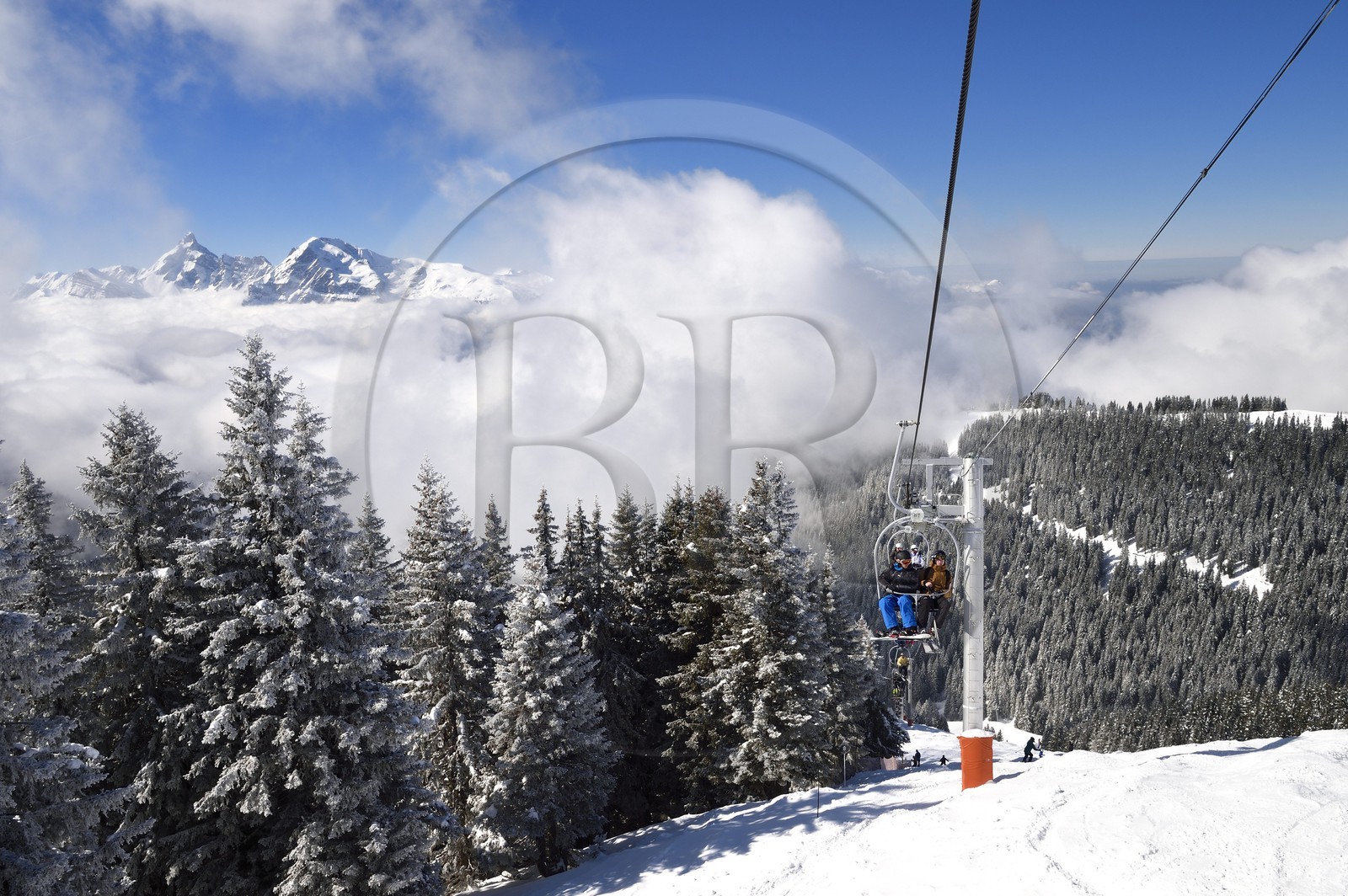 France, Haute-Savoie (74), Arâches-la-Frasse, station de ski Les Carroz d'Arâches