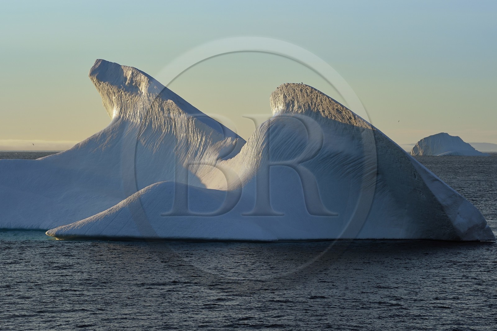 Greenland, North West coast, Murchison sund, iceberg off Kiatak (Northumberland Island)