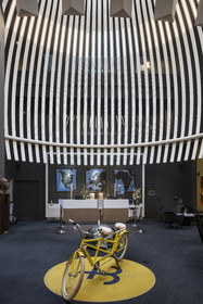 France, Ille-et-Vilaine (35), Côte d'Emeraude, Saint-Malo, lobby du Golden Tulip Le Grand Bé Saint-Malo Hôtel