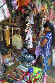 Sri Lanka, Province d'Uva, Bandarawela, marchand musulman