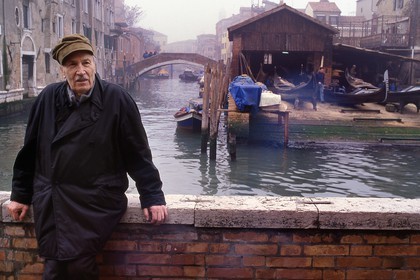 Italy, Veneto, Venice, the painter Zoran Music