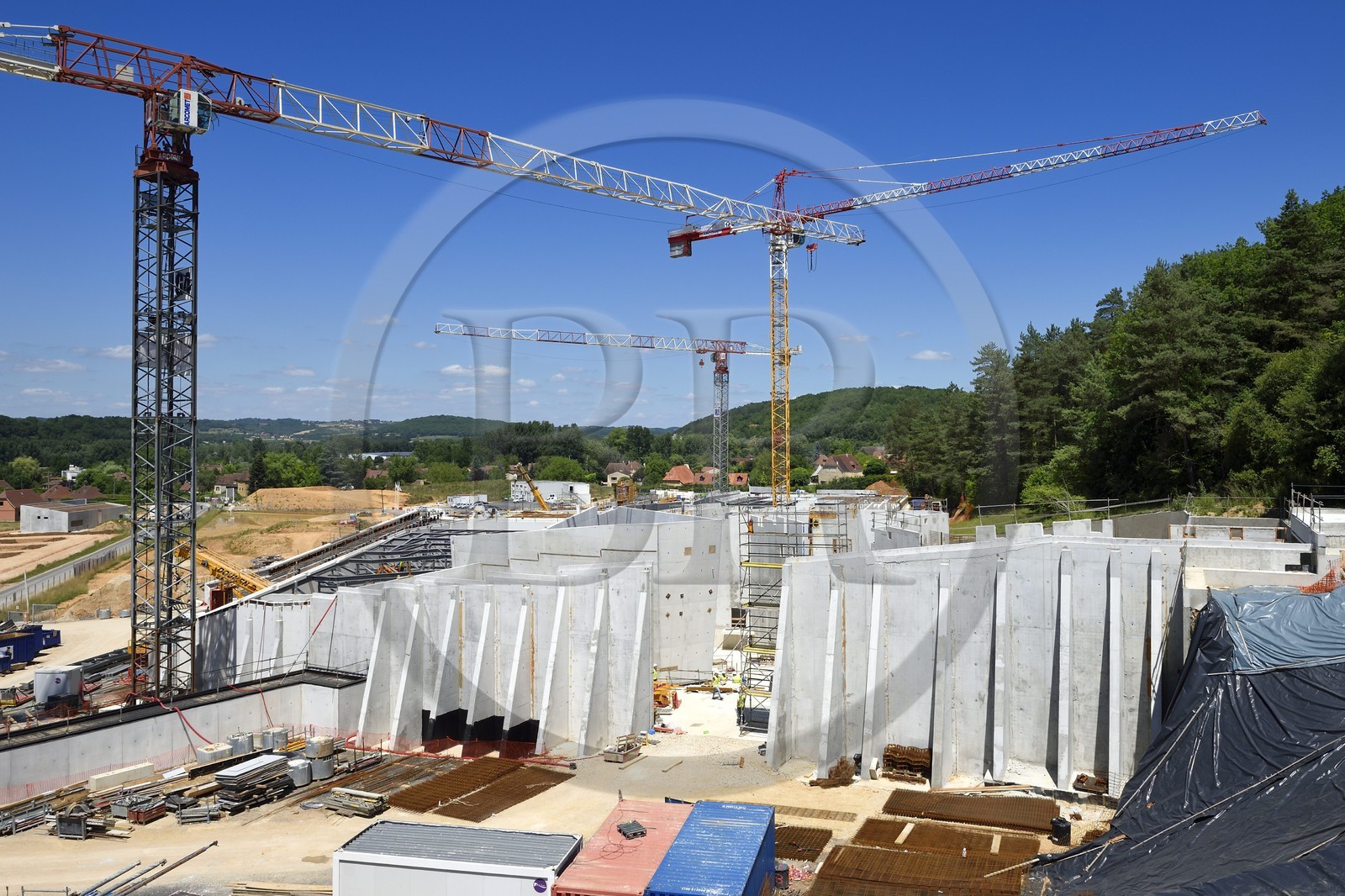 France, Dordogne, Montignac, Montignac-Lascaux Parietal Art international Centre (Lascaux 4) building site