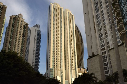 Panama, Panama City, quartier de gratte-ciels de Punta Colon