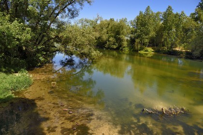 France, Meuse (55), Génicourt-sur-Meuse, Villiers-sur-Meuse, les rives de la Meuse