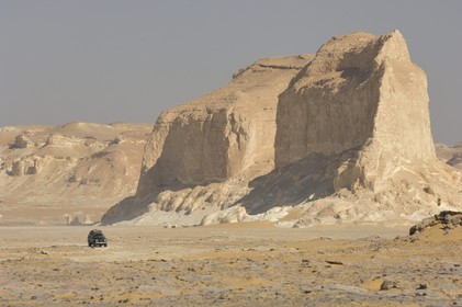 Egypte, désert libyque, le Désert Blanc au nord de Farafra
