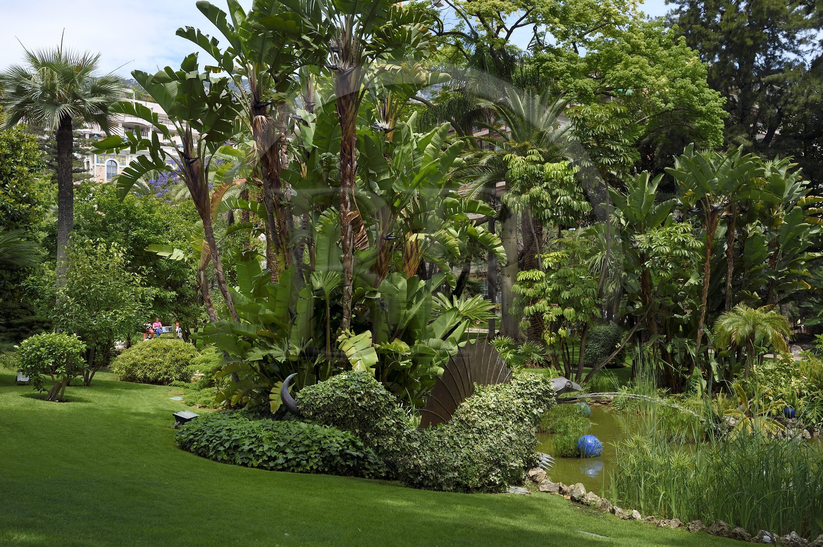 Principauté de Monaco, Monaco, Monte-Carlo, les Jardins et Terrasses du Casino, Jardin de la Petite Afrique