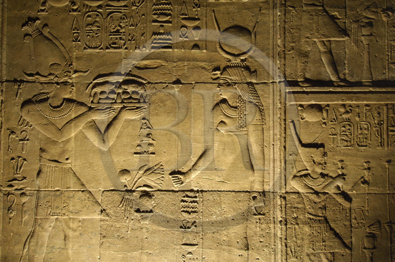 Egypte, Haute-Egypte, Nubie, vallée du Nil, Assouan, île d'Agilka, Philae classé Patrimoine Mondial de l'UNESCO, le temple d'Isis