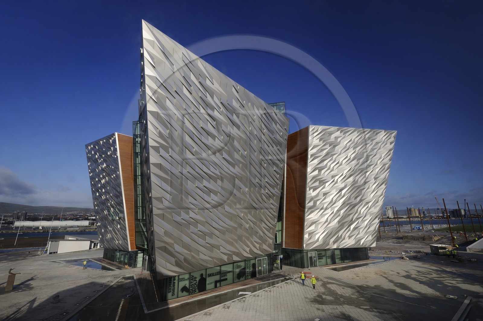 United Kingdom, Northern Ireland, Belfast, docks district of Queen's Island, the Titanic Belfast Experience center