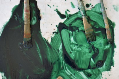 France, Val-de-Marne, Yvry-sur-Seine, Workshop of Fred Kleinberg, work for the exhibition Odyssée (Odyssey)