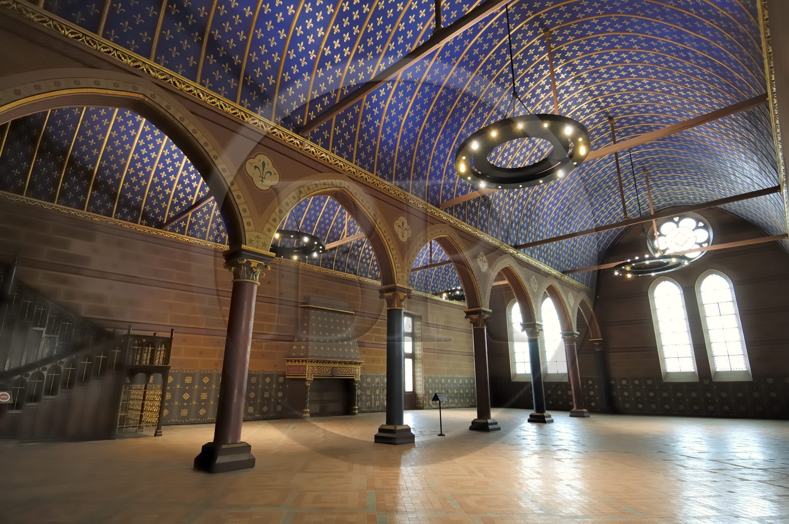 France, Loir-et-Cher (41), vallée de la Loire classée au Patrimoine Mondial de l'UNESCO, château de Blois, la salle des Etats