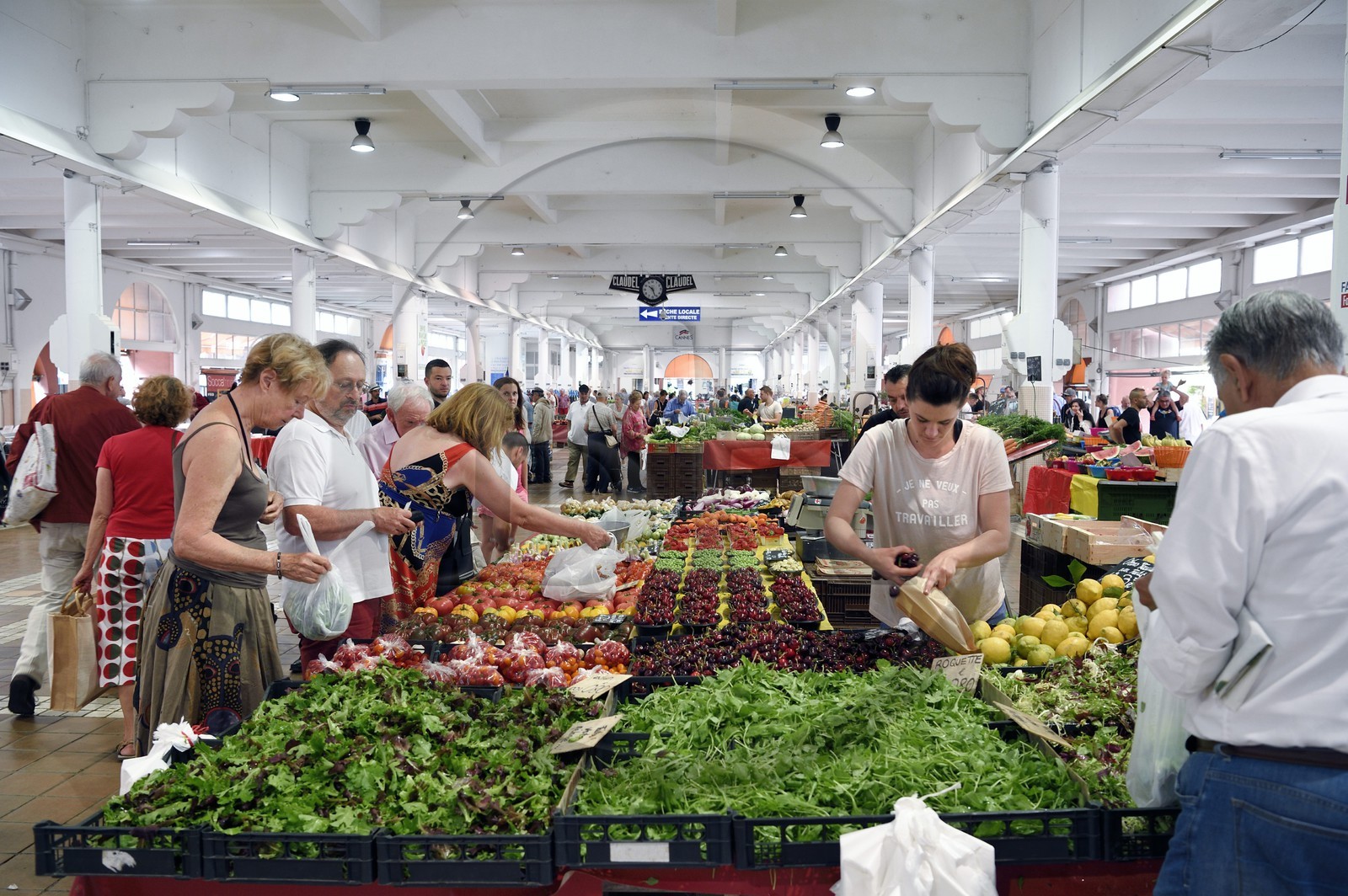 France, Alpes-Maritimes (06), Cannes, le marché Forville