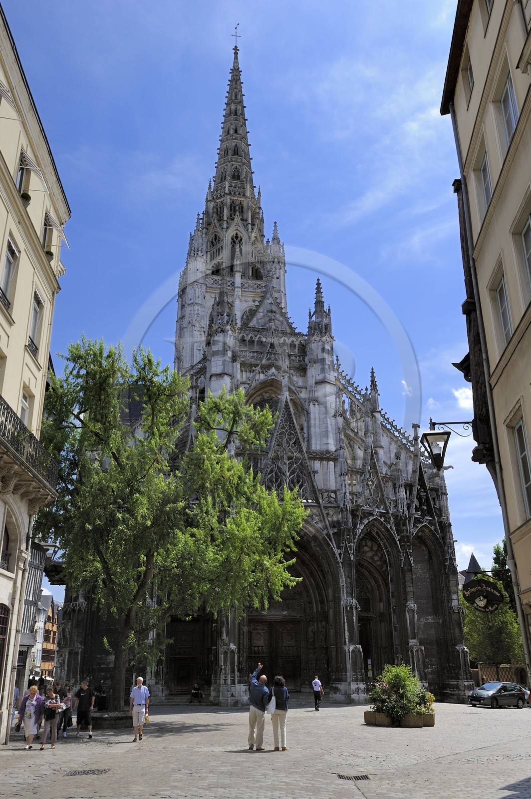 France, Seine-Maritime (76), Rouen, église Saint-Maclou joyau de l’art gothique flamboyant (XVème siècle)