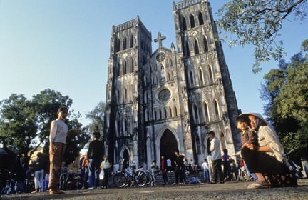 Vietnam, Hanoi, la cath