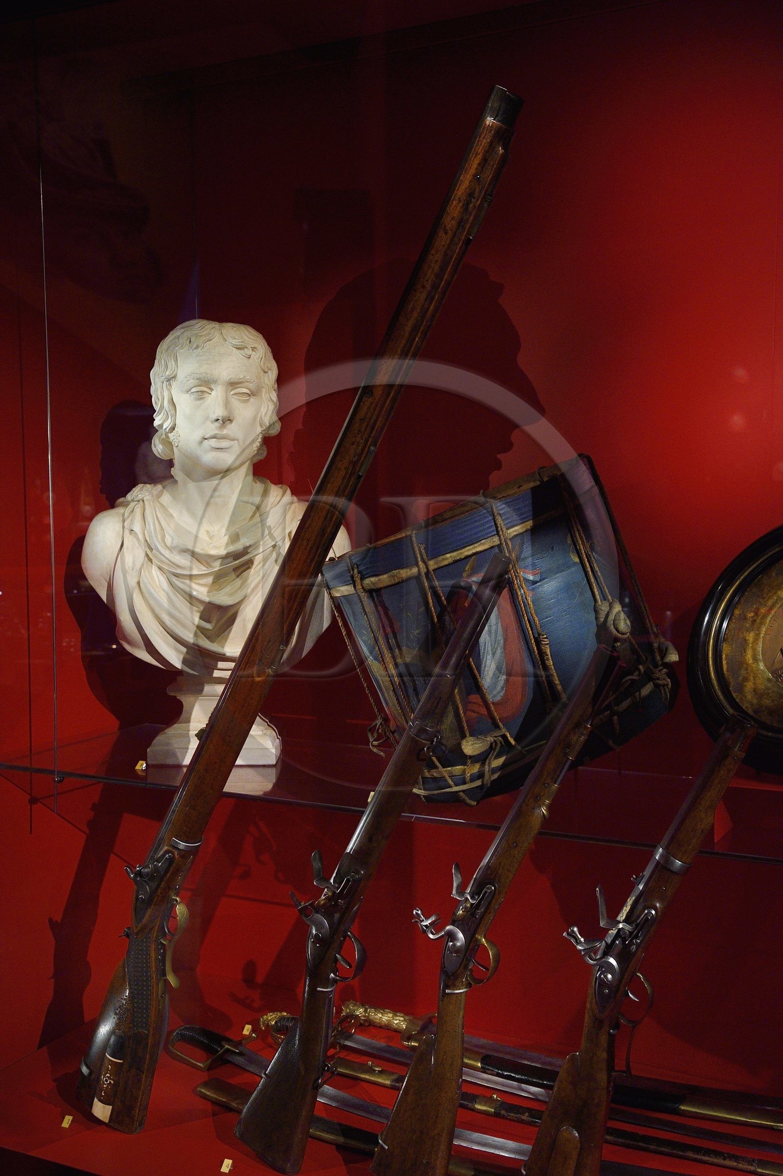 France, Bas-Rhin (67), Strasbourg, Musée historique de la ville de Strasbourg, salle Kléber, illustration de l'armée du Rhin