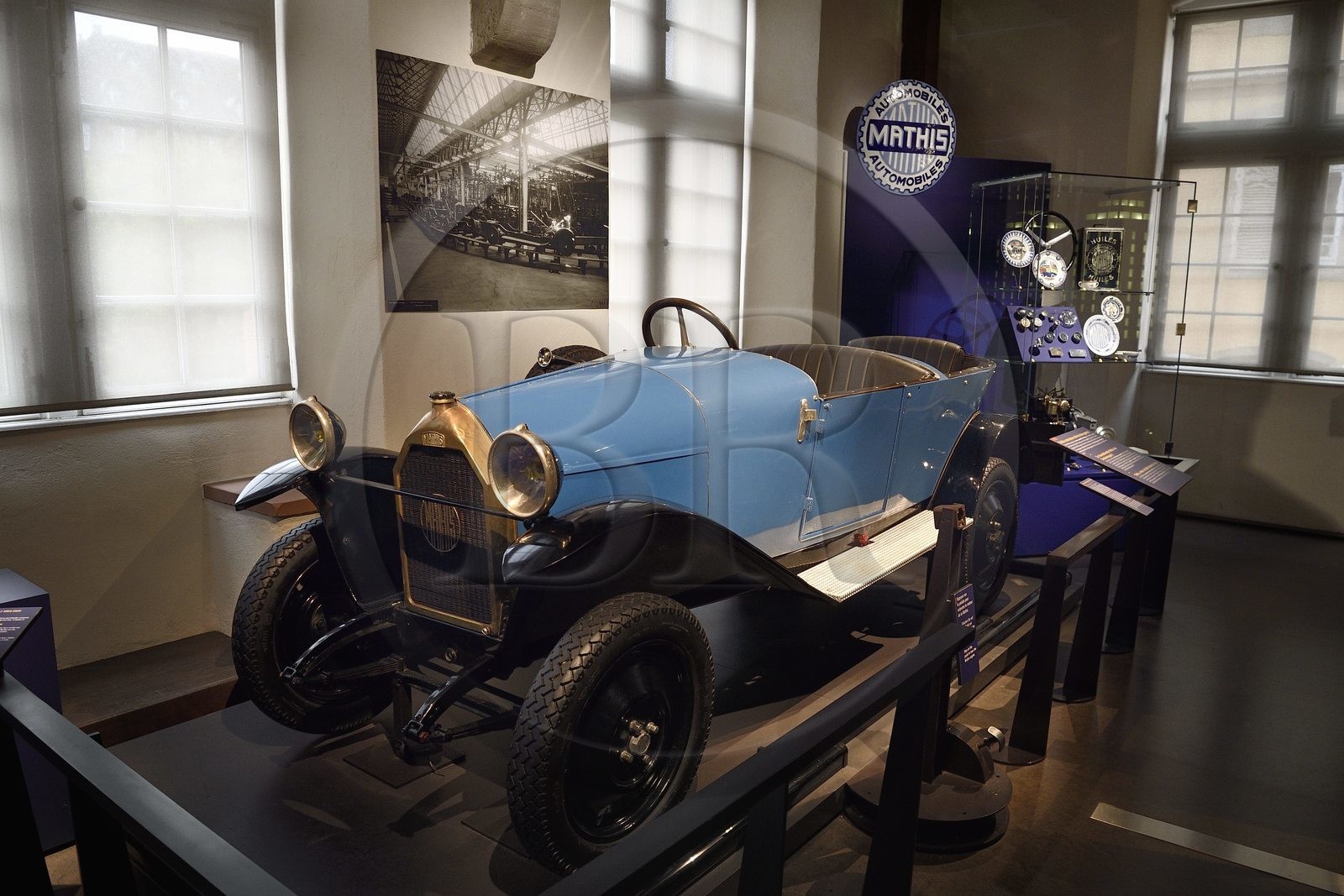 France, Bas-Rhin (67), Strasbourg, Musée historique de la ville de Strasbourg, automobile Torpédo Mathis 5CV type P (1925) construite à Strasbourg