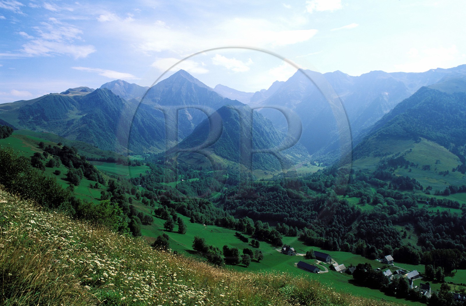 France, Hautes Pyrenees, Azet valley in Saint Lary Soulan region