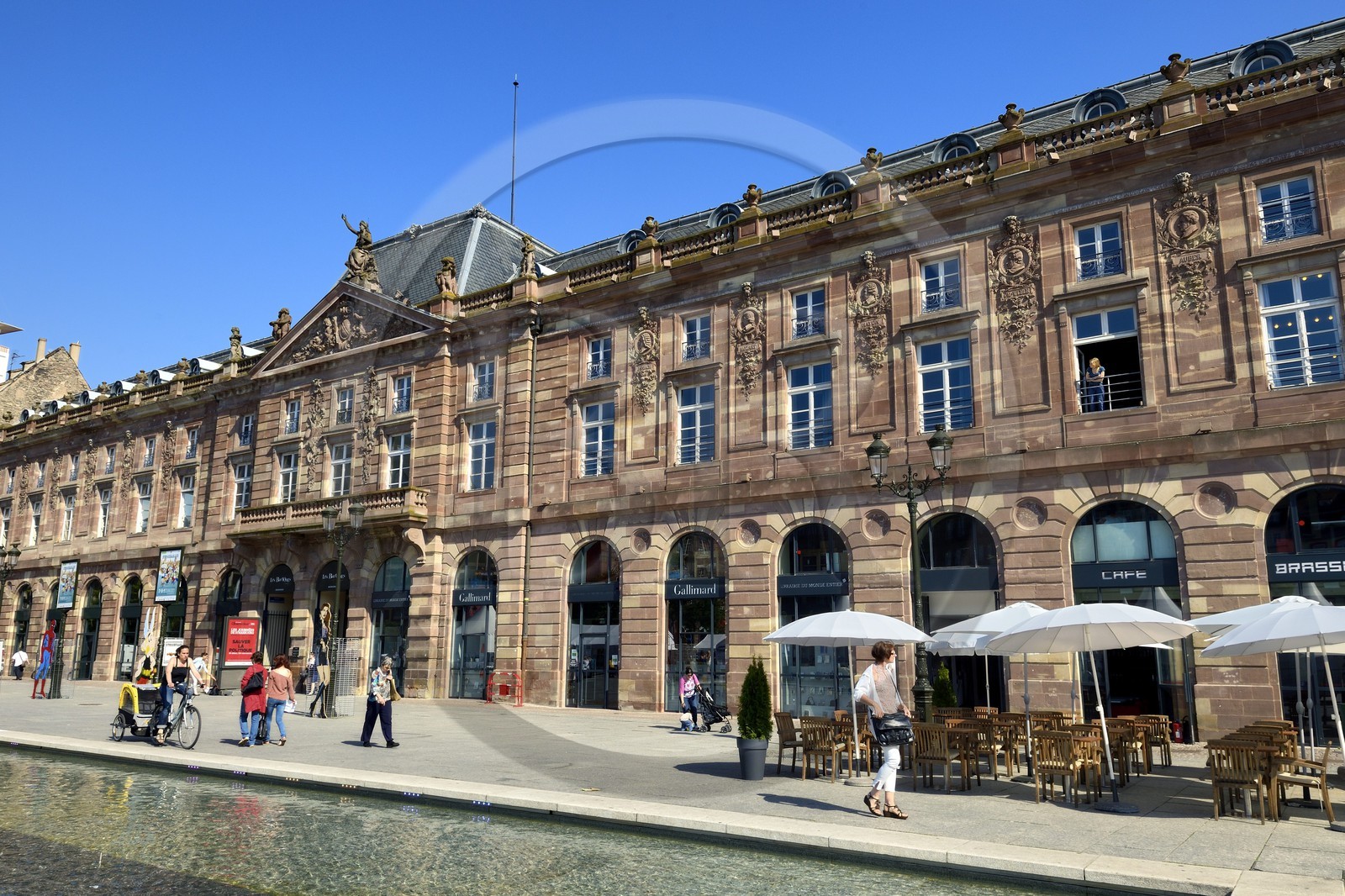 France, Bas-Rhin (67), Strasbourg, vieille ville classée au Patrimoine Mondial de l'UNESCO, place Kléber, l'Aubette