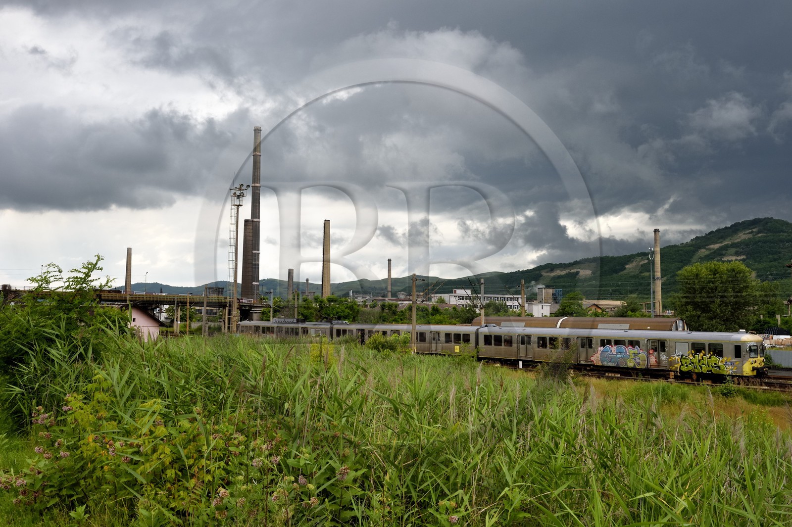 Roumanie, Transylvanie, Copsa Mica, la ville est connue comme l'une des plus polluées d'Europe jusque dans les années 1990 en raison des émissions de deux usines aujourd'hui fermées