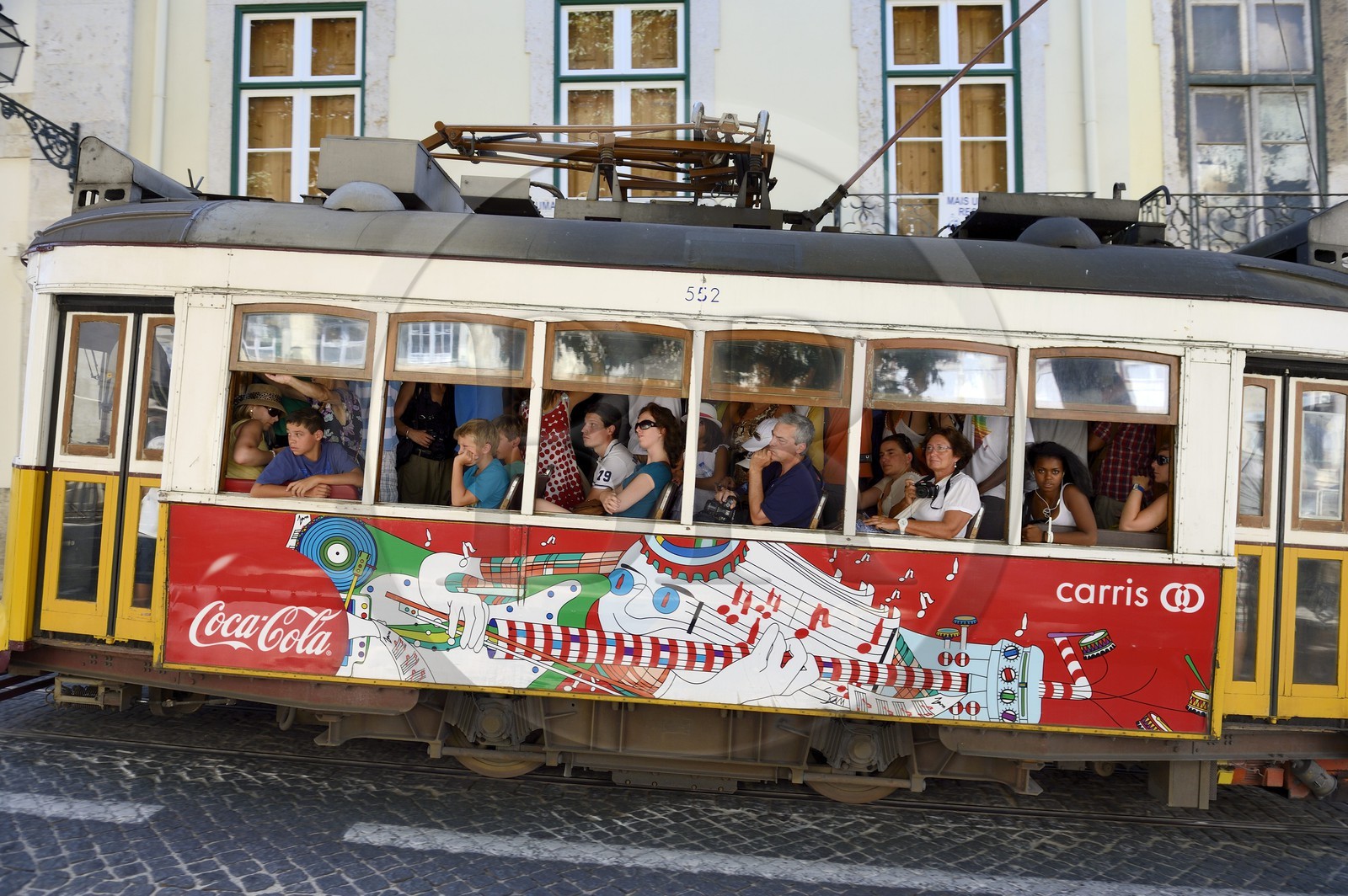 Portugal, Lisbon, Alfama district, tram