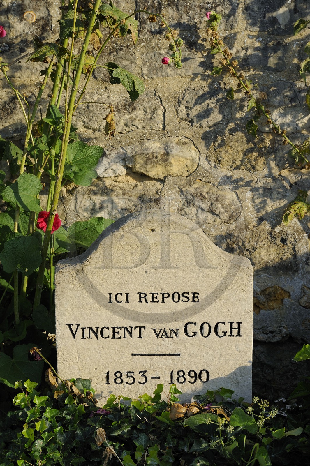 France, Val d'Oise, French Vexin Regional Natural Park, Auvers sur Oise cemetery, Vincent Van Gogh 's grave