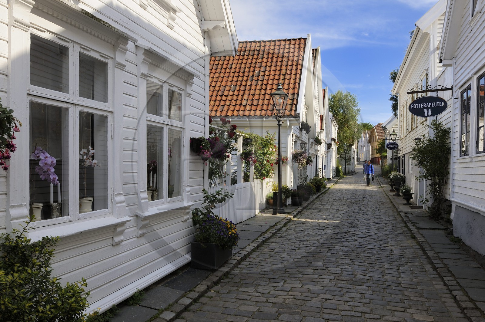 Norvège, Rogaland, Stavanger, maison en bois de la vieille ville