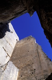 France, Bouches-du-Rhône (13), Les Baux-de-Provence, labellisé Les Plus Beaux Villages de France, le donjon du château