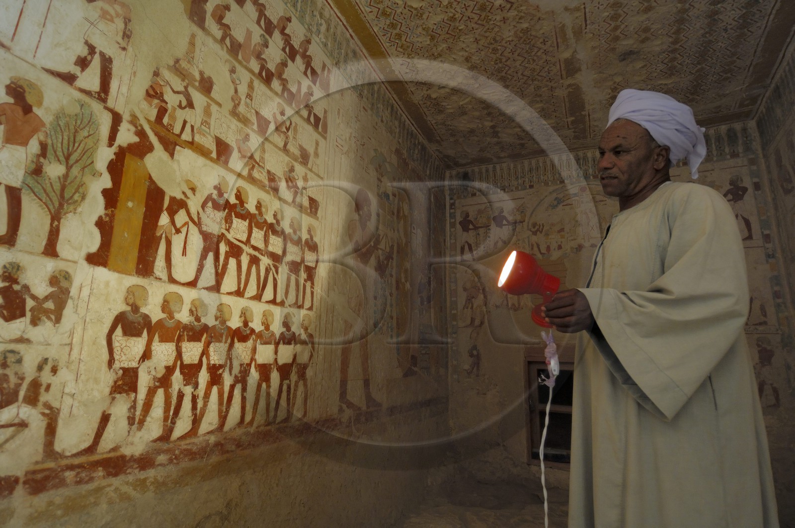 Egypt, Upper Egypt, Nile Valley, surroundings of Luxor, West bank, Thebes Necropolis listed as World Heritage by UNESCO, nobles tombs, tomb of Ouserhat