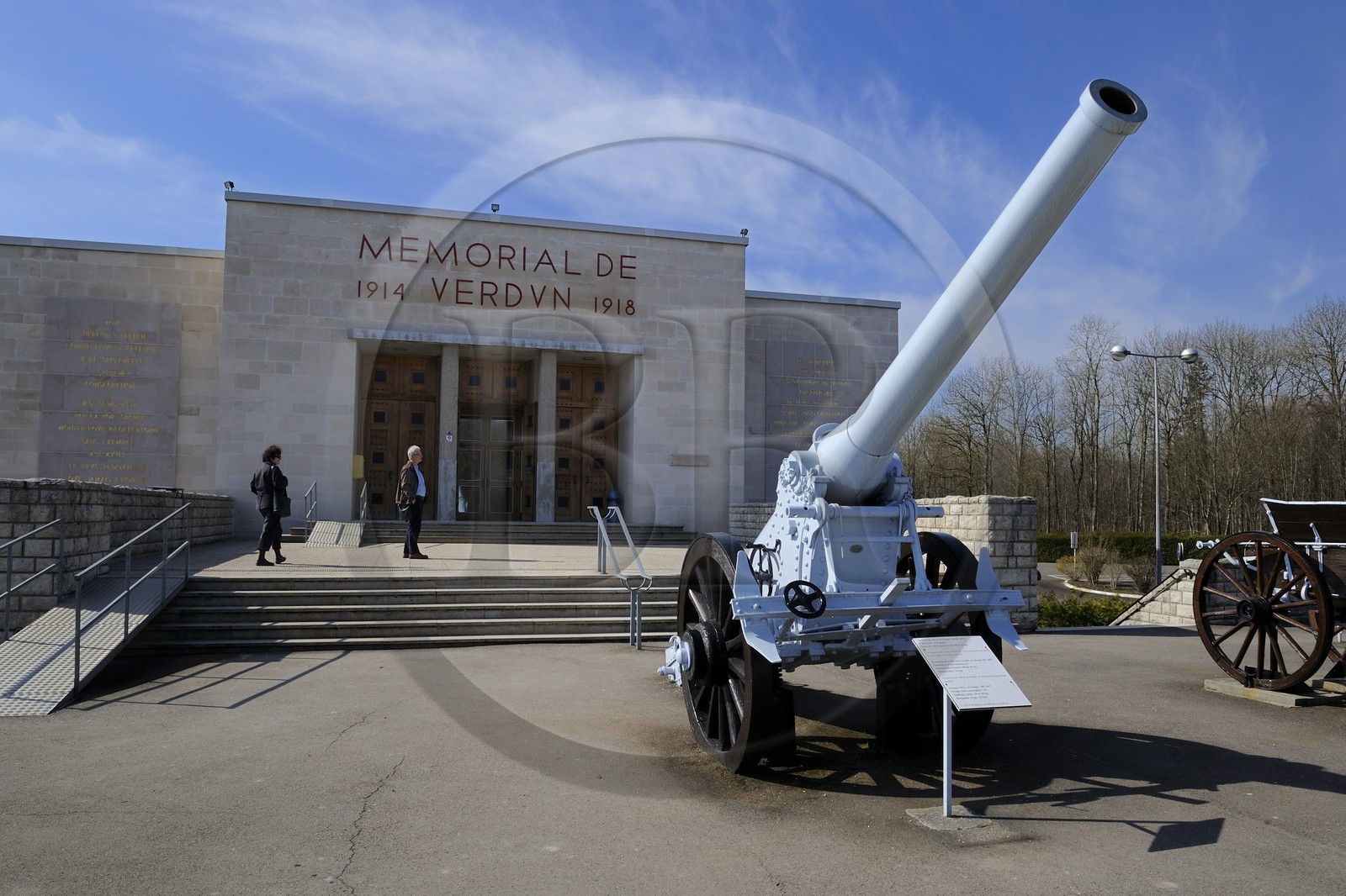 France, Meuse (55), région de Verdun, Fleury-devant-Douaumont, Mémorial de Verdun construit sur le site de la gare du village détruit