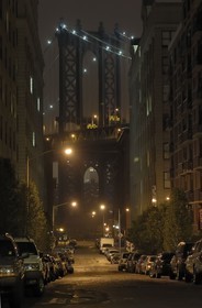 Etats-Unis, New York, Manhattan, quartier Dumbo, le pont de Manhattan