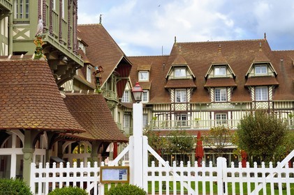 France, Calvados (14), Pays d'Auge, la côte Fleurie, Deauville, l'Hotel Normandy Barriere
