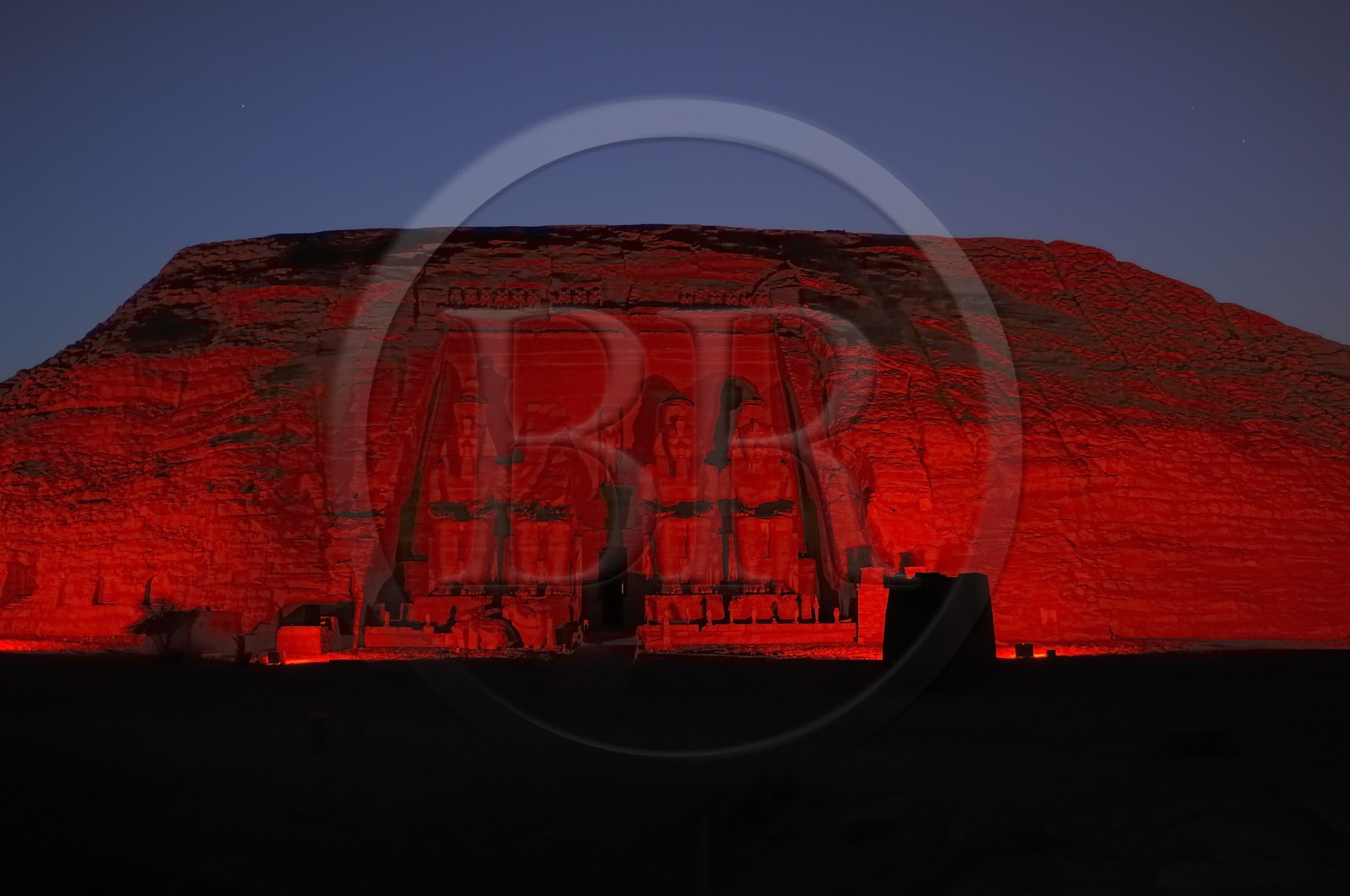 Egypte, Haute Egypte, Nubie, Abou Simbel, site classé Patrimoine Mondial de l'UNESCO, temple de Ramsès II
