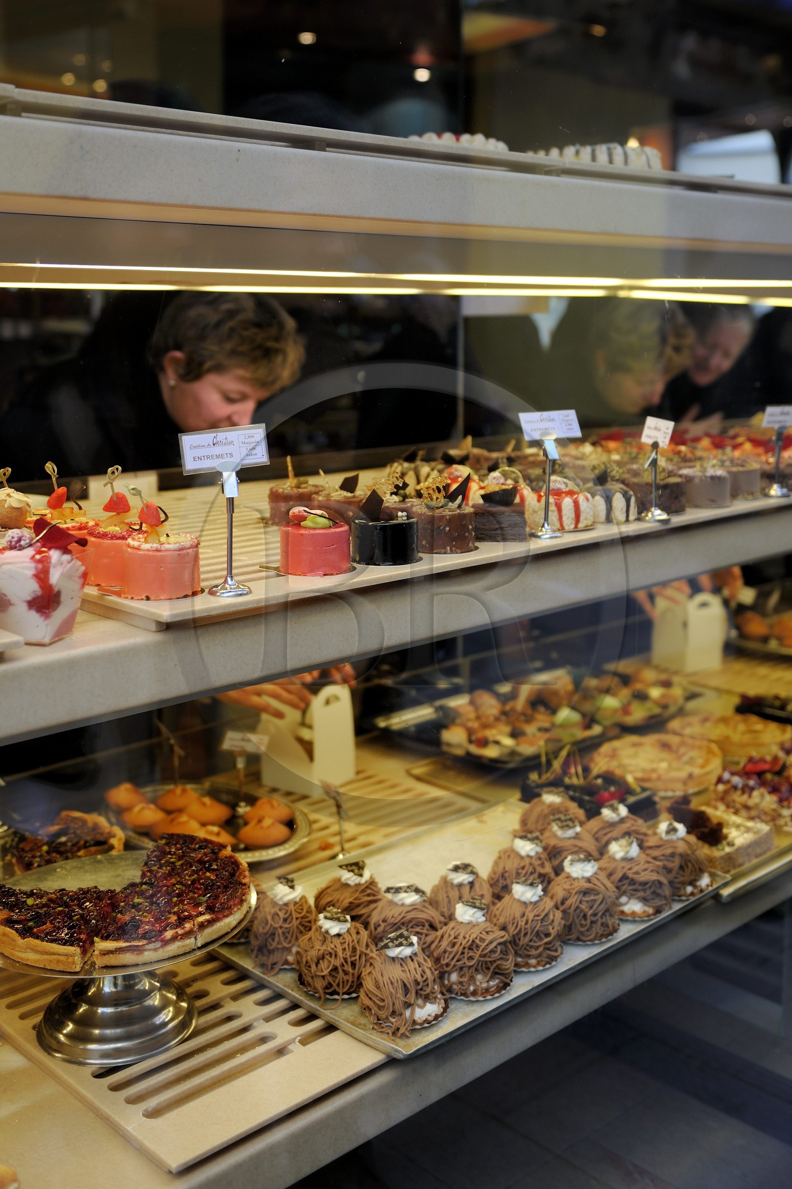 France, Bas-Rhin (67), Strasbourg, la patisserie Christian rue de l'Outre