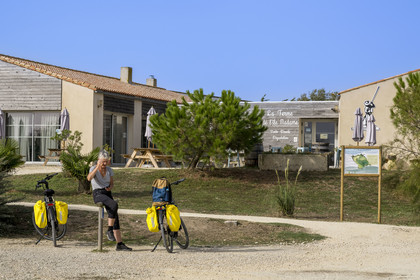 France, Charente Maritime, Port des Barques, Ile Madame, the Ile Madame Aquaculture Farm