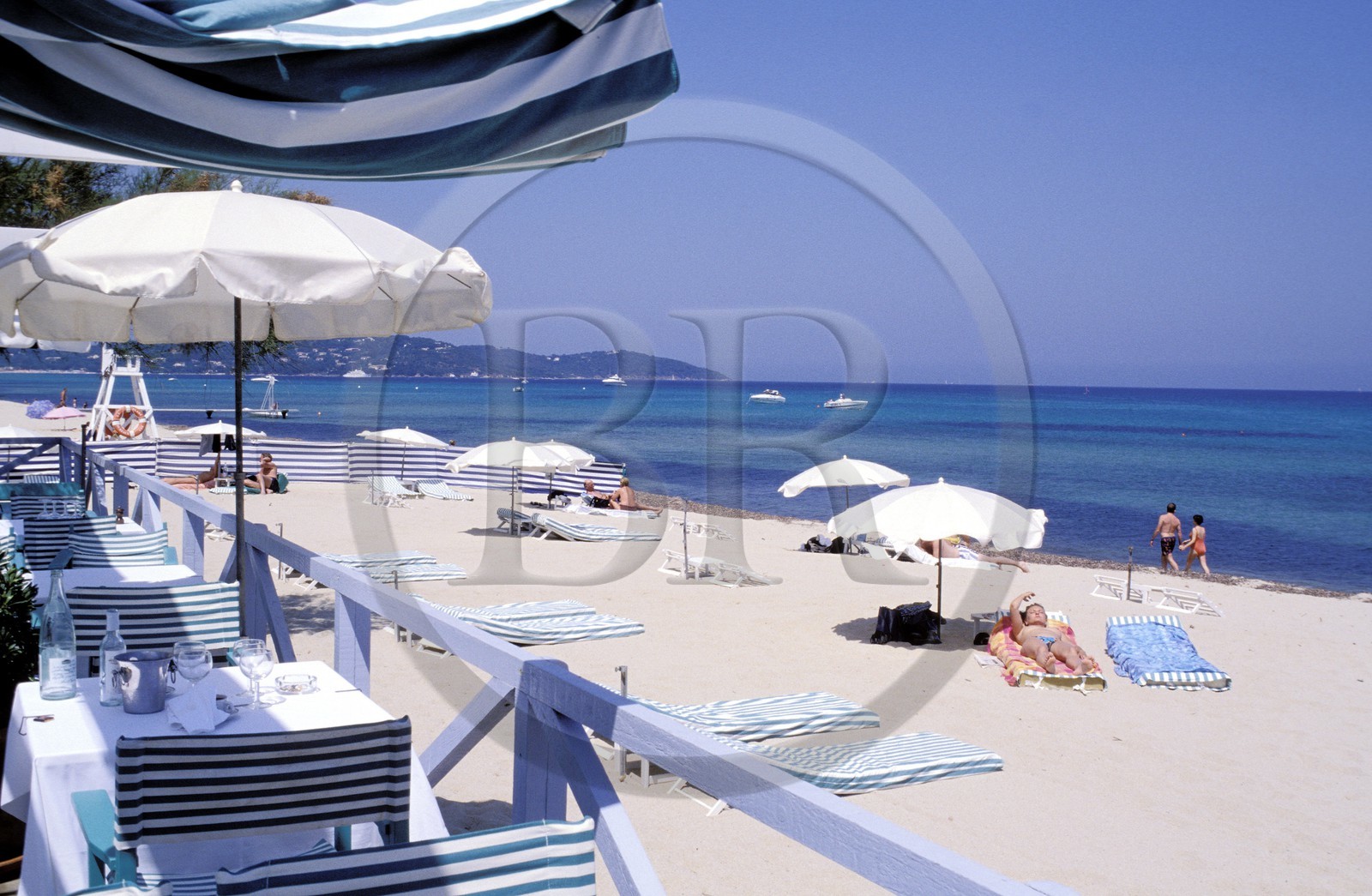 France, Var (83), Saint-Tropez, la plage de Ramatuelle