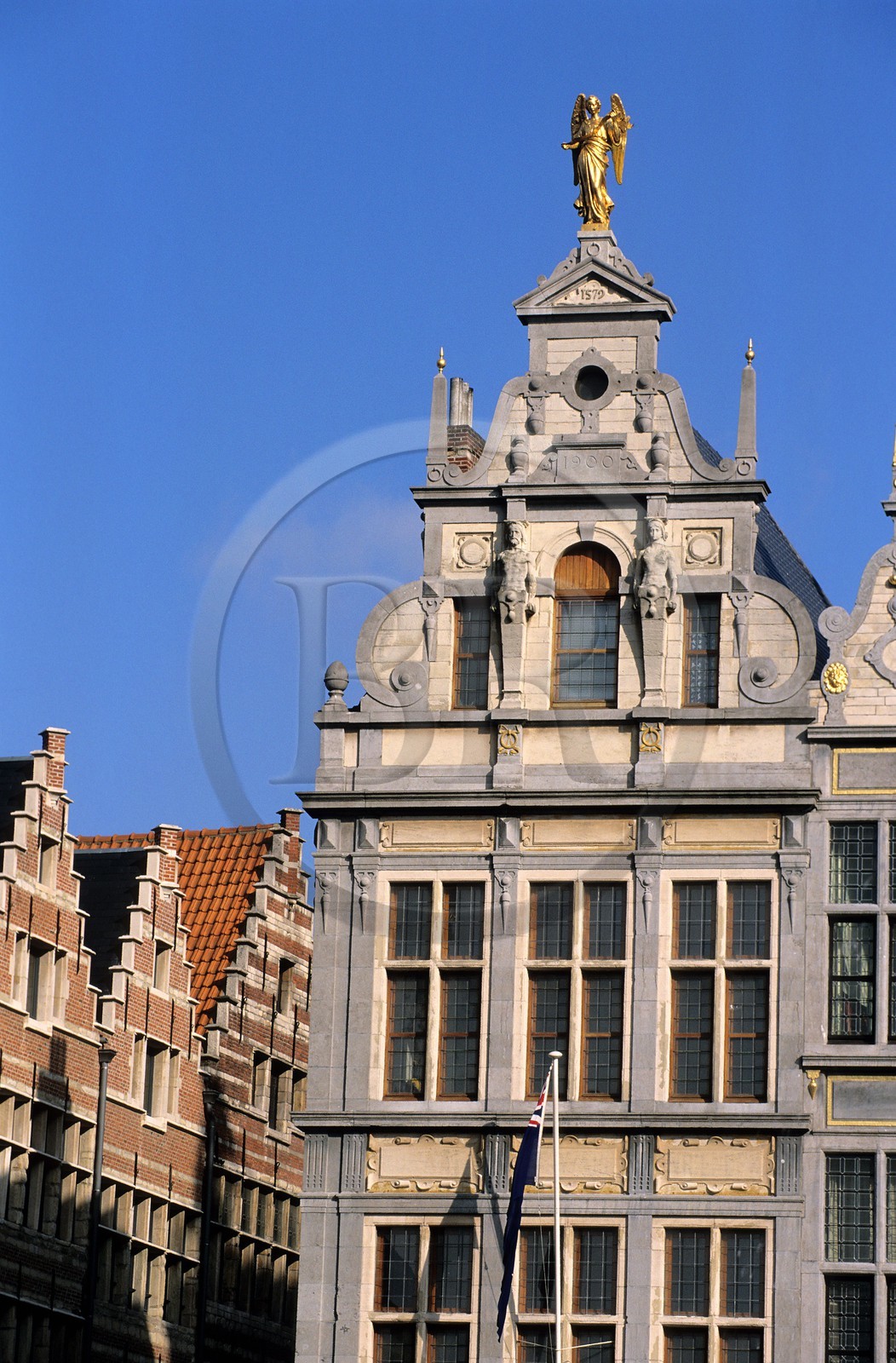 Belgium, Flanders, Antwerp (Antwerpen), the Renaissance house called The Angel on Grote Markt (Grand Place)