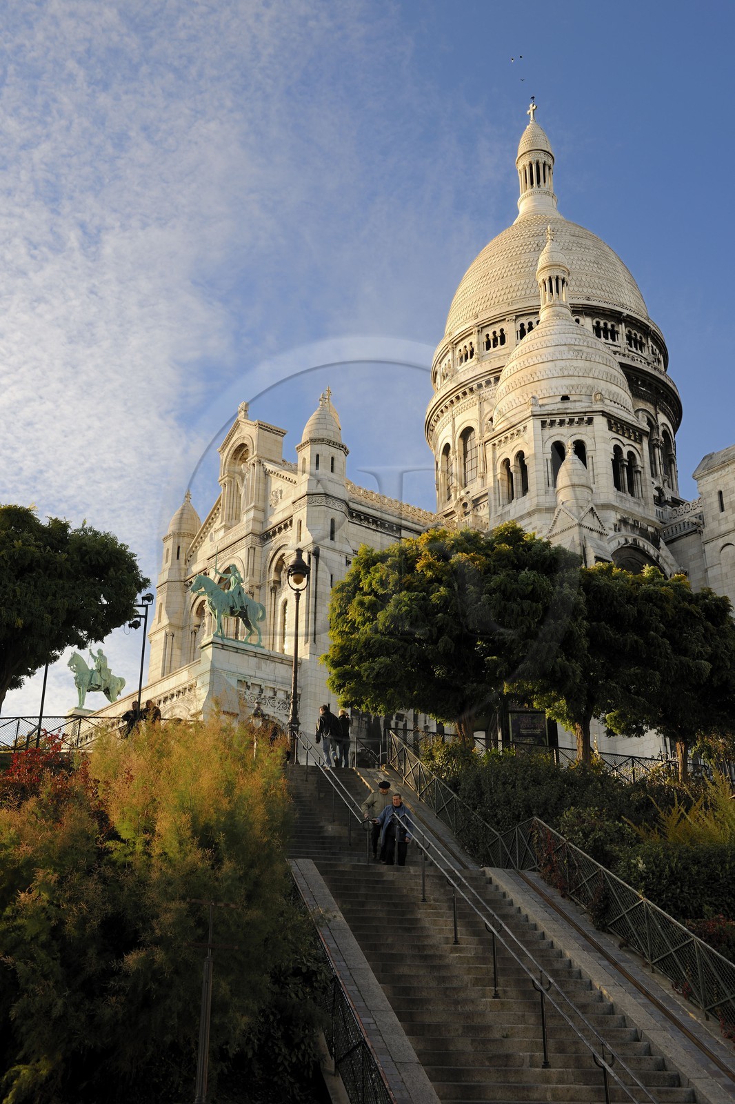 France, Paris (75), le Sacré Coeur sur la Butte Montmartre