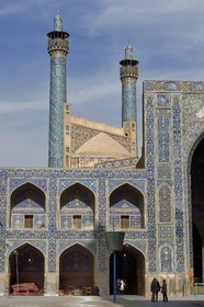 Iran, province d'Ispahan, Ispahan, la mosquée de l'Imam ou mosquée du Chah (Shah)