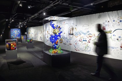 France, Charente-Maritime (17), Rochefort, Centre International de la mer dans l'ancien Arsenal maritime de Rochefort, la Corderie Royale, exposition d'art contemporain Voyages des Imaginaires de l'artiste Fererica Matta