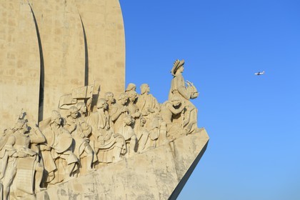 Portugal, Lisbonne, quartier de Belém, Padrao dos Descobrimentos (Monument des Découvertes) datant de 1960
