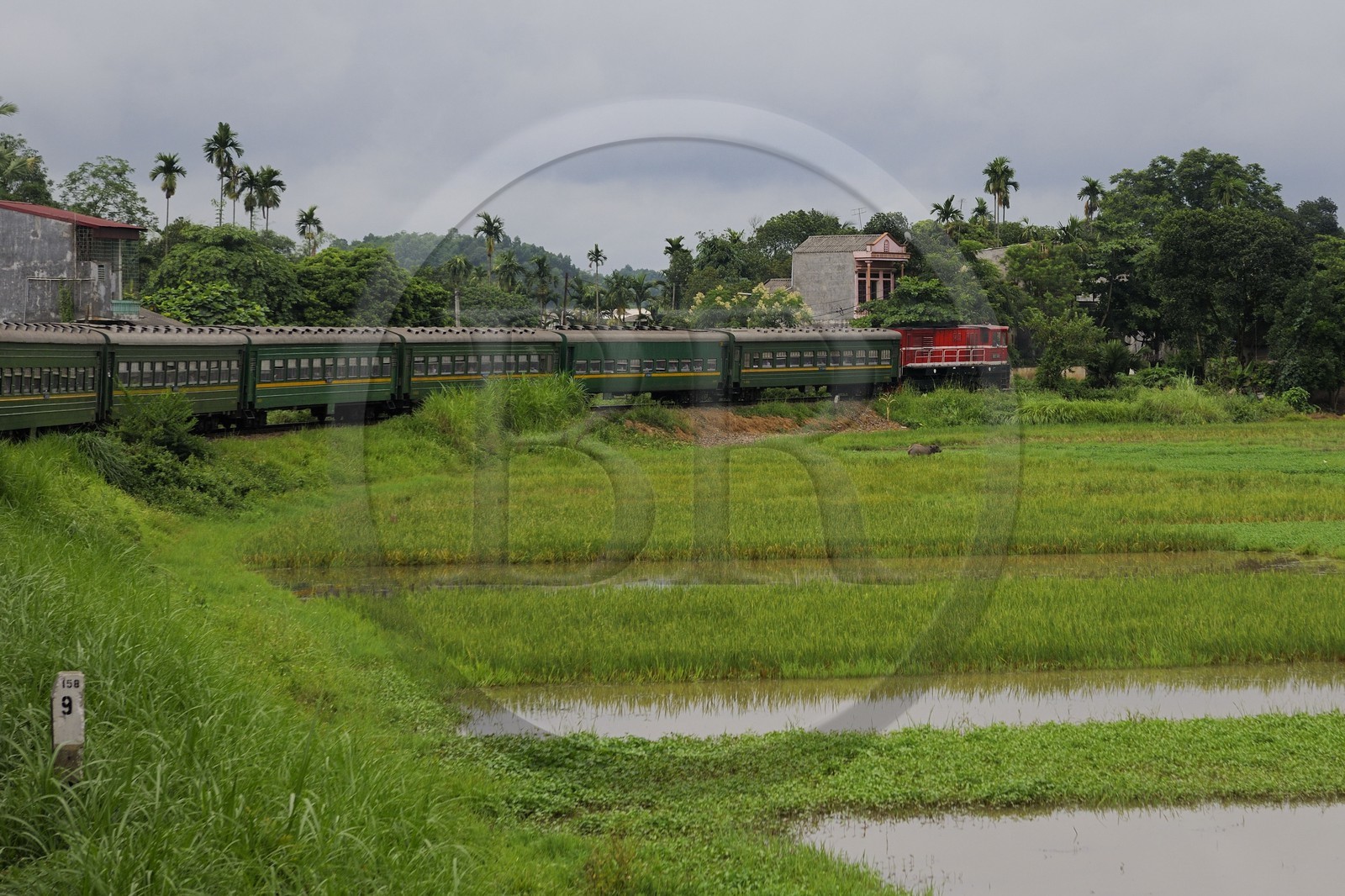 Vietnam, day train from Lao Cai to Hanoi
