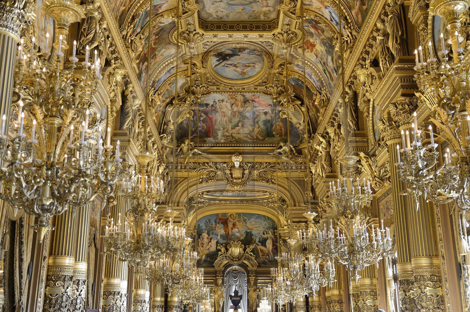 France, Paris, Garnier Opera, the Grand Foyer