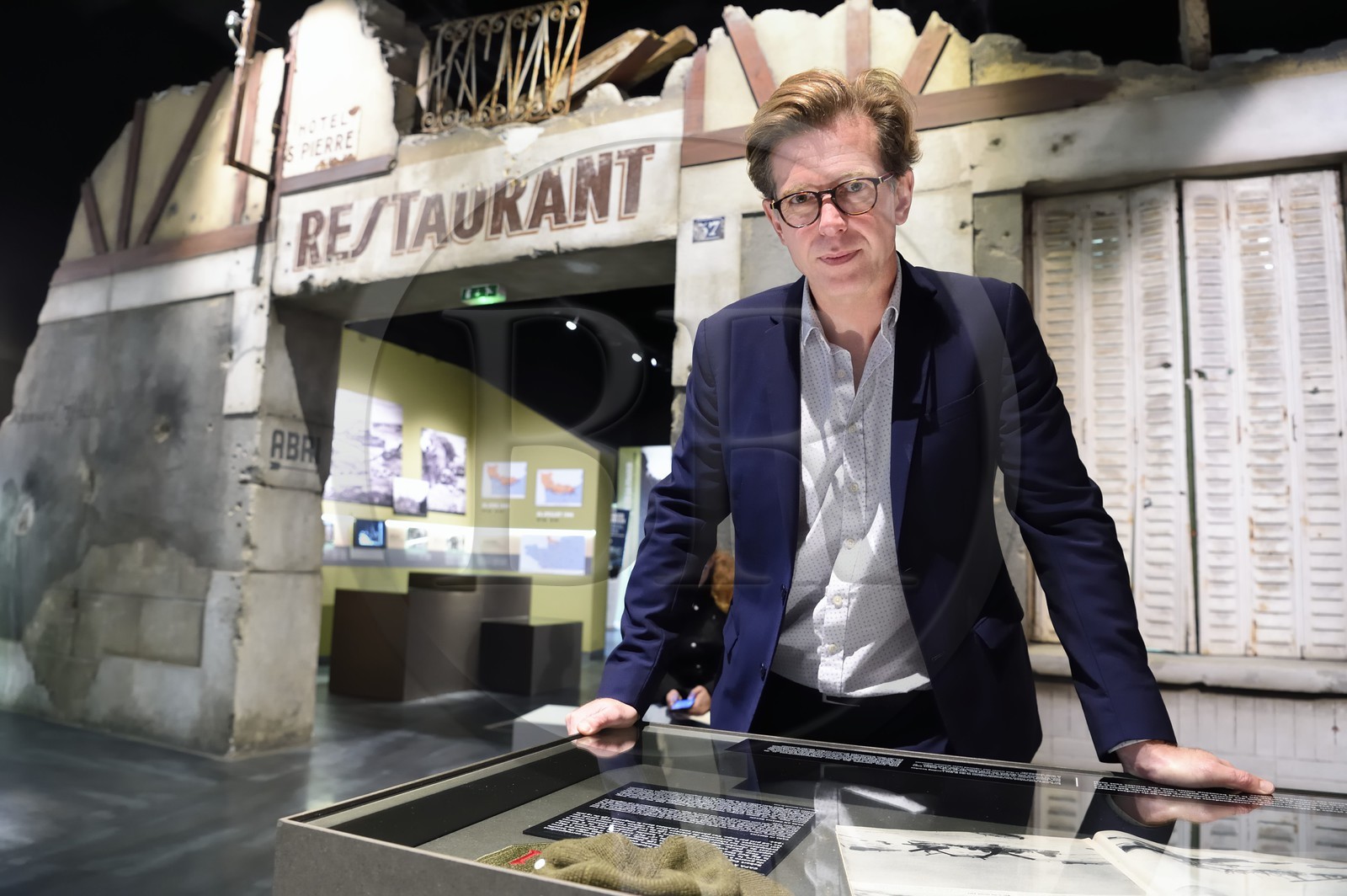 France, Calvados, Caen, the Peace Memorial, Franck Moulin, Deputy Director of the Memorial