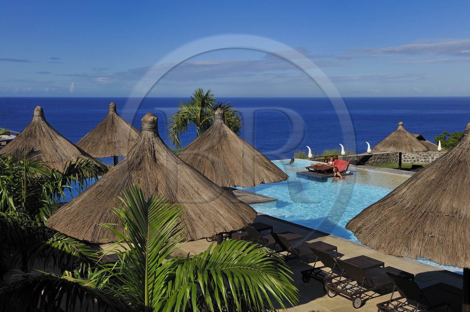 France, île de la Réunion, côte sud, Grande-Anse, hôtel Palm