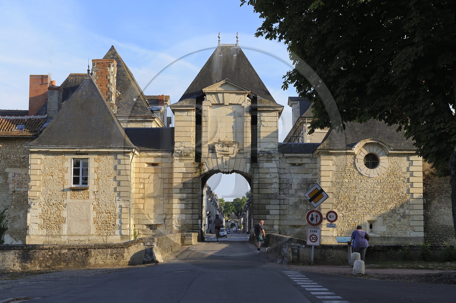 France, Indre et Loire, city of Richelieu, Chinon Gate
