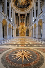 France, Yvelines, Chateau de Versailles, listed as World Heritage by UNESCO, the Royal Chapel, still used for concerts