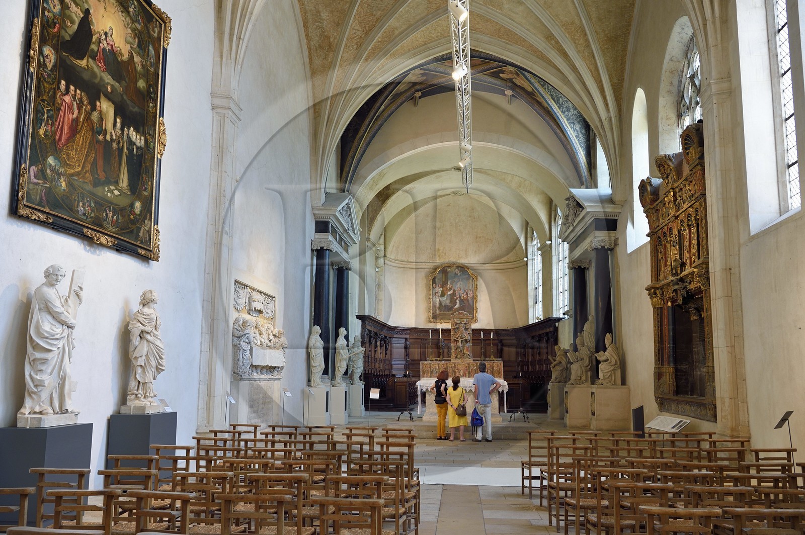 France, Meurthe-et-Moselle, Nancy, Palais Ducal (the Duke of Lorraine's Palace) houses the Historical Museum of Lorraine, Cordeliers Church