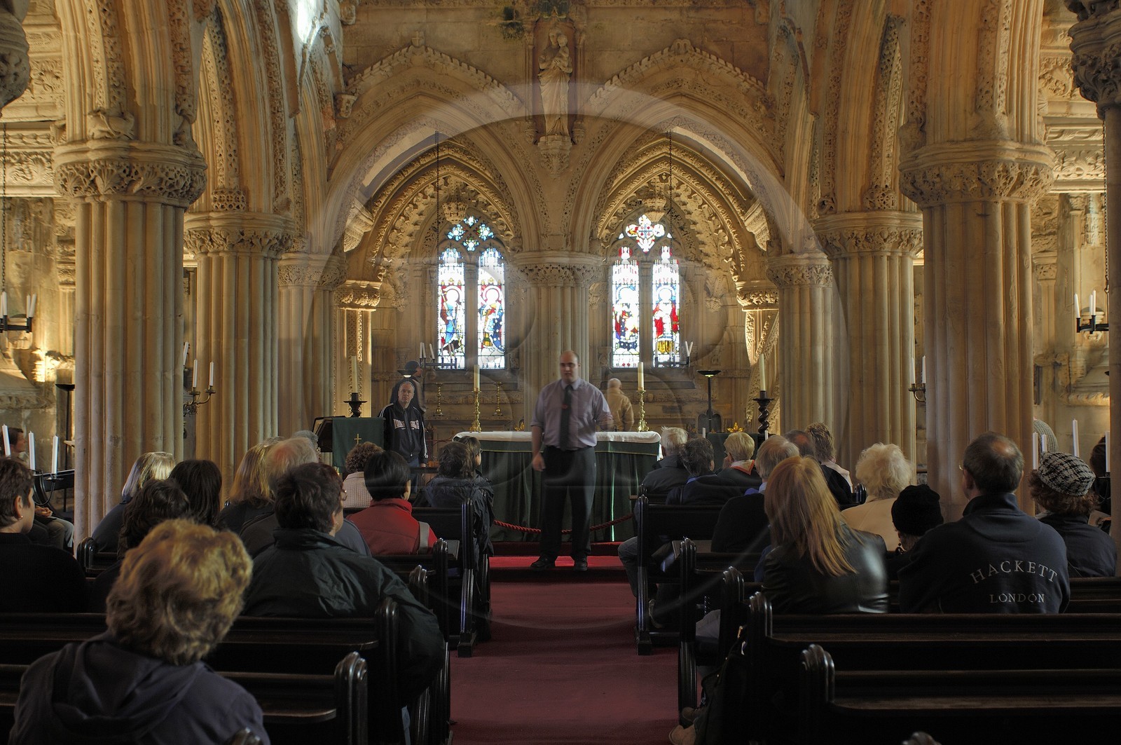 Royaume-Uni, Ecosse, Midlothian, Roslin, la Chapelle Rosslyn